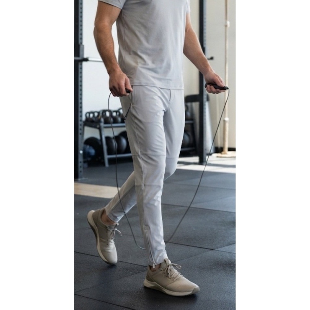 Ten Thousand Interval Pant Mens XL Light Gray Performance Version 2 Golf 36x28